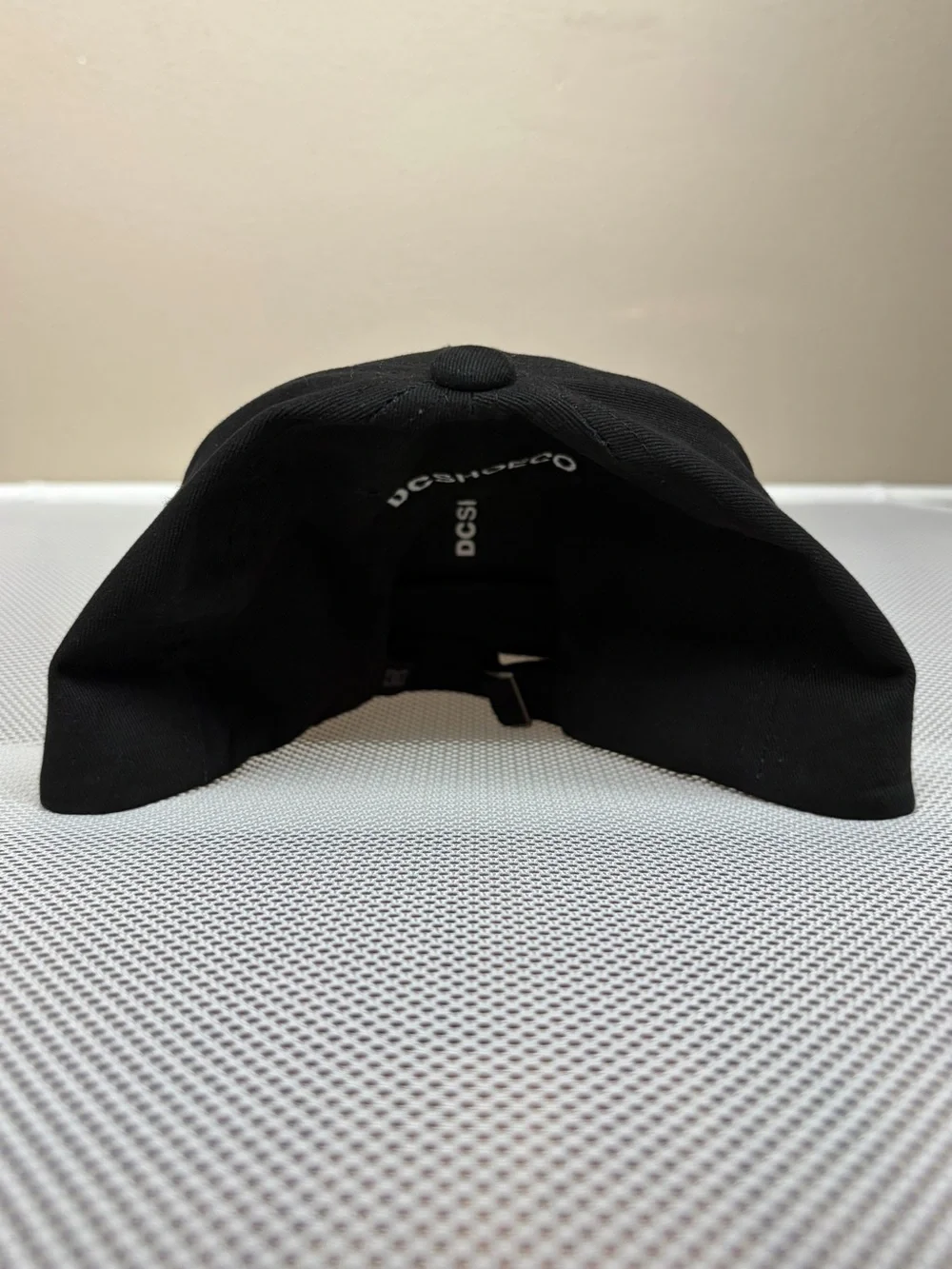 DC Shoes Co Black Adjustable Baseball Hat Cap Mens Skater Snapback Embroidered